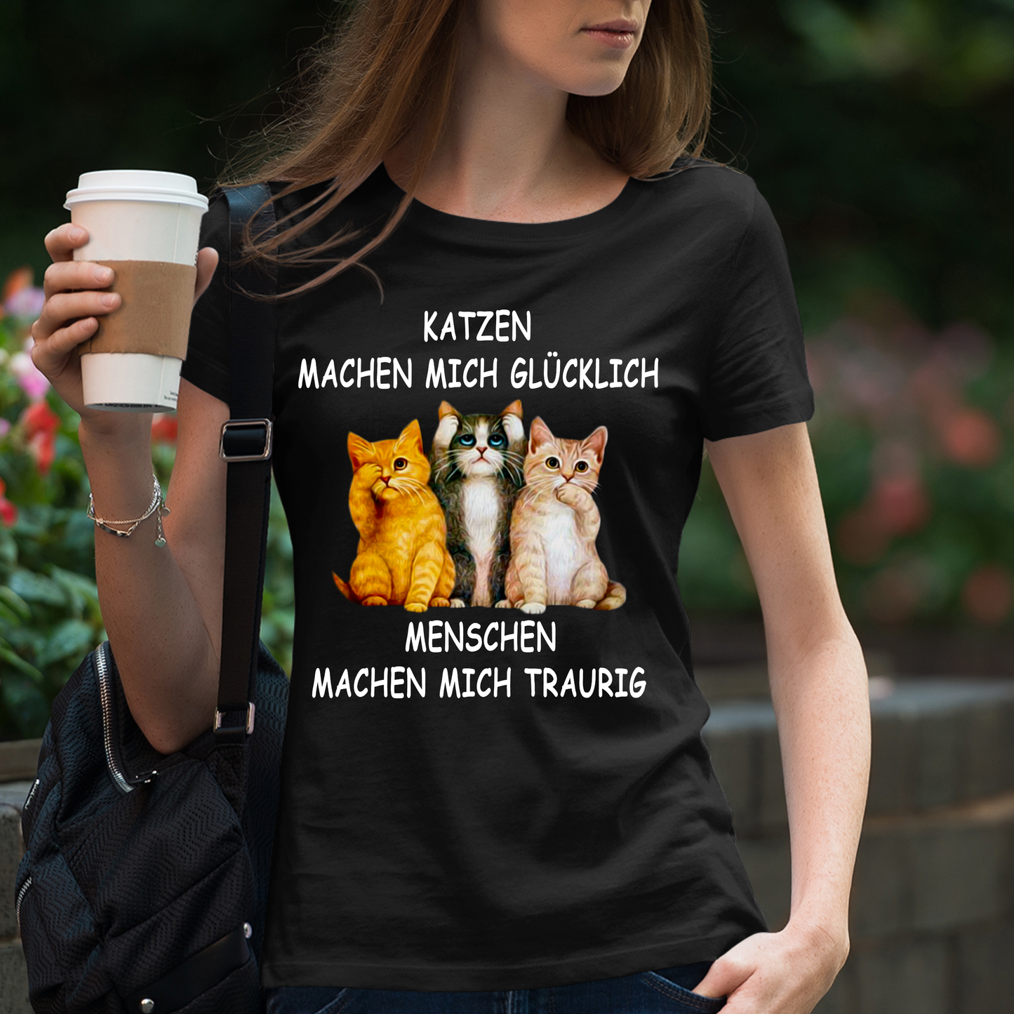 Katzen machen mich glücklich - Katzenlover
