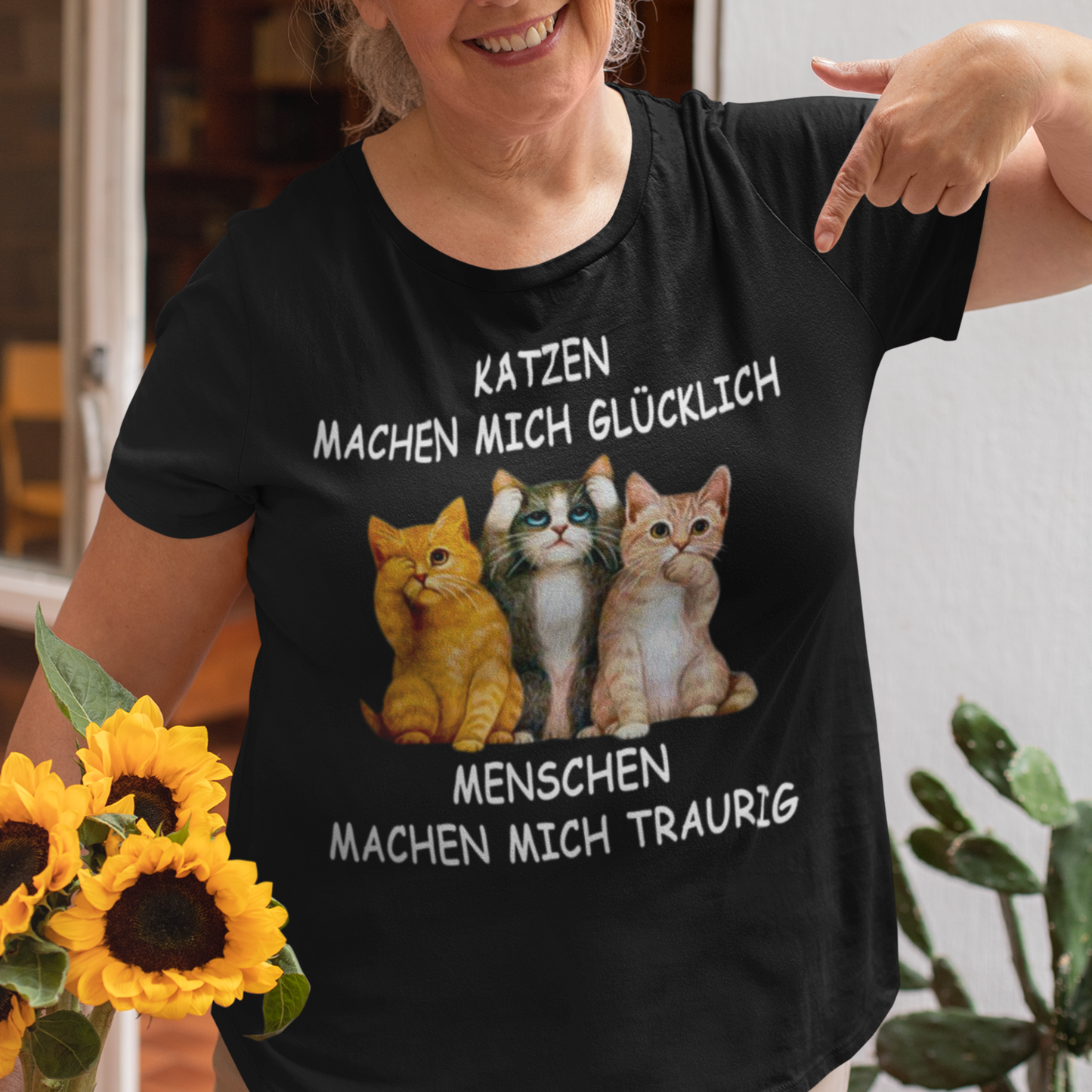 Katzen machen mich glücklich - Katzenlover