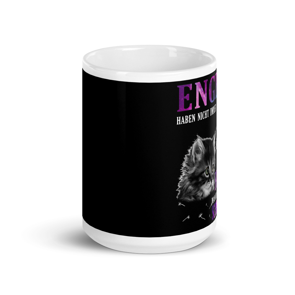Engel haben Schnurrhaare - Tasse - Katzenlover