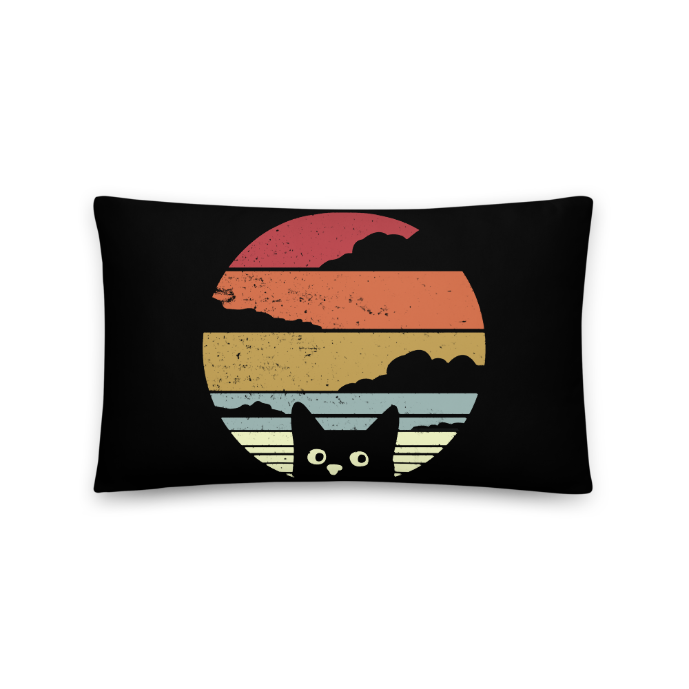 Jahrgang Cat - Kissen - Katzenlover