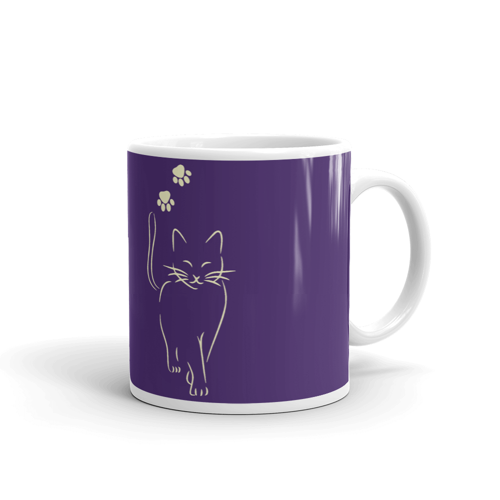 Cat footsteps - Tasse - Katzenlover