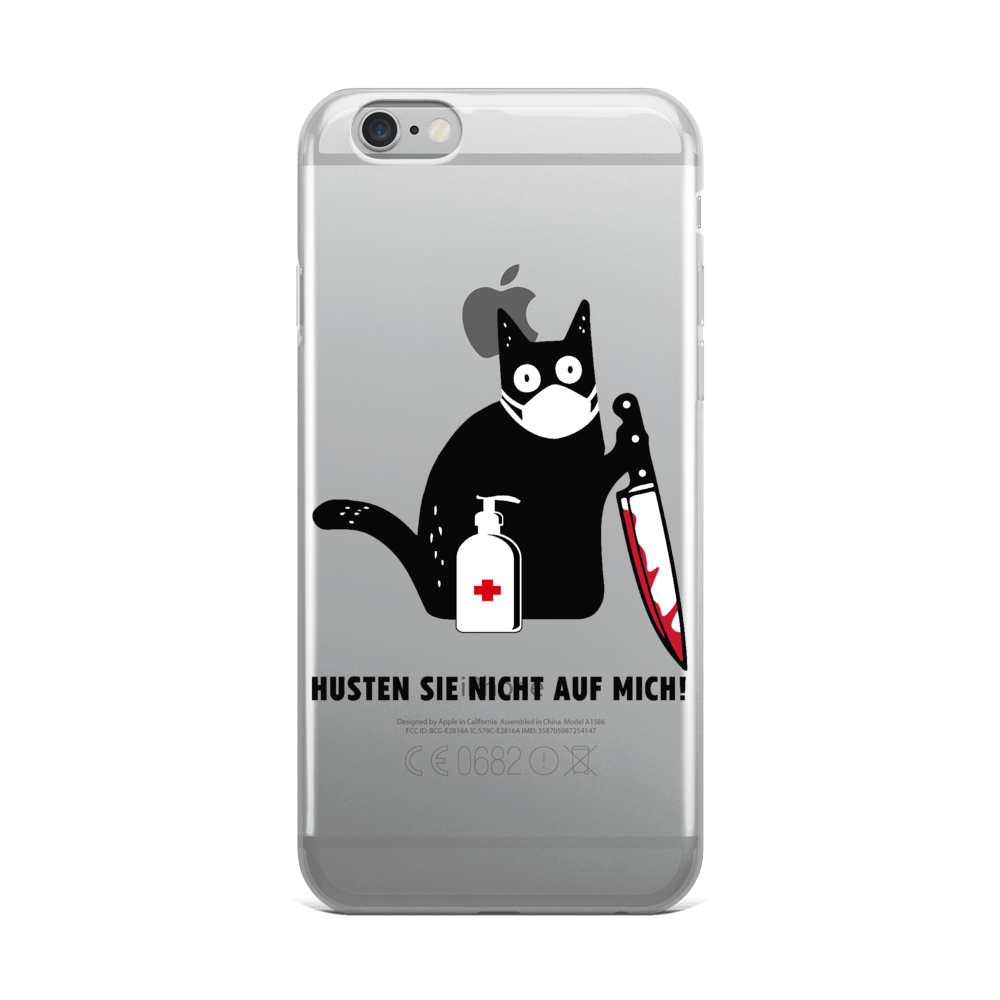 Husten Sie nicht auf mich! - iPhone Hülle - Katzenlover