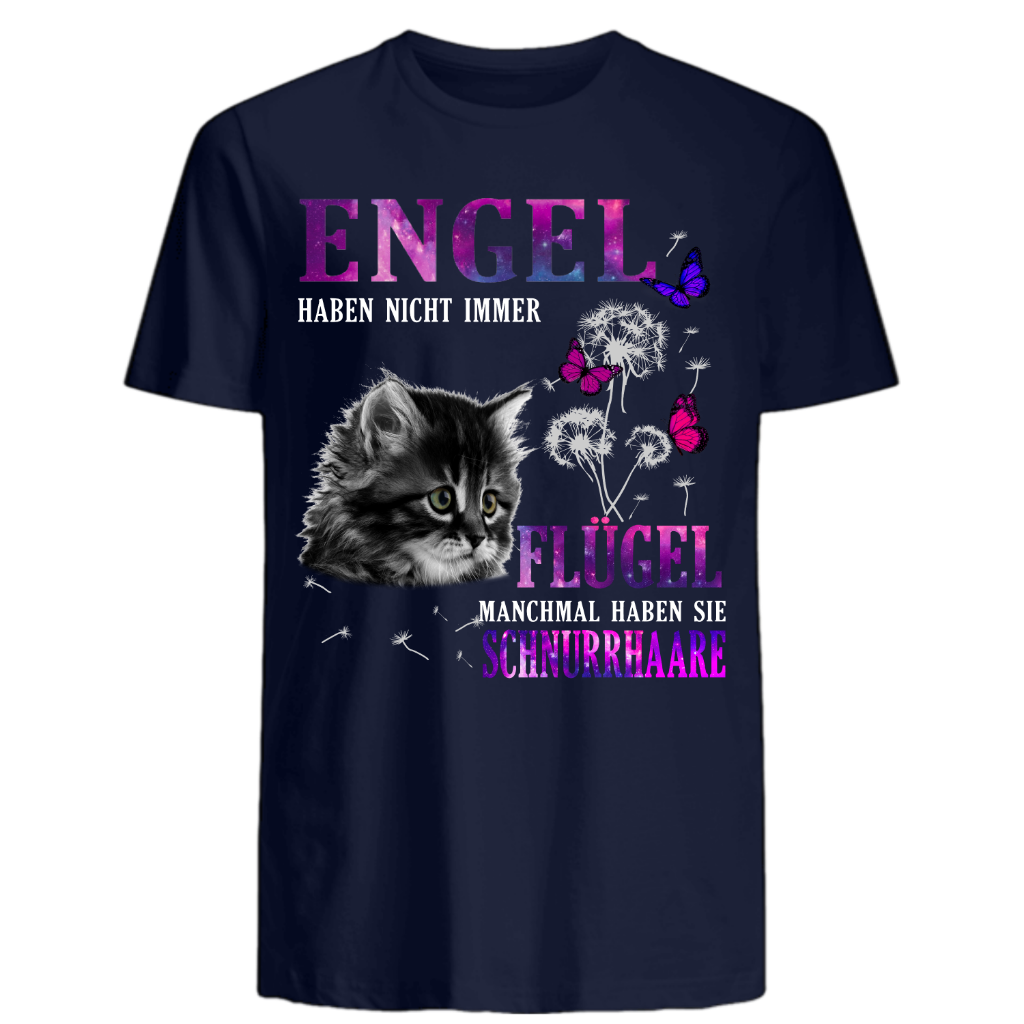 Engel haben Schnurrhaare - Shirt - Katzenlover