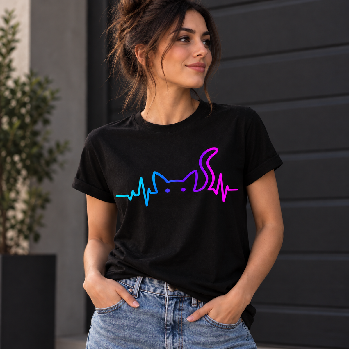 Katzenherz – Katzen T-Shirt