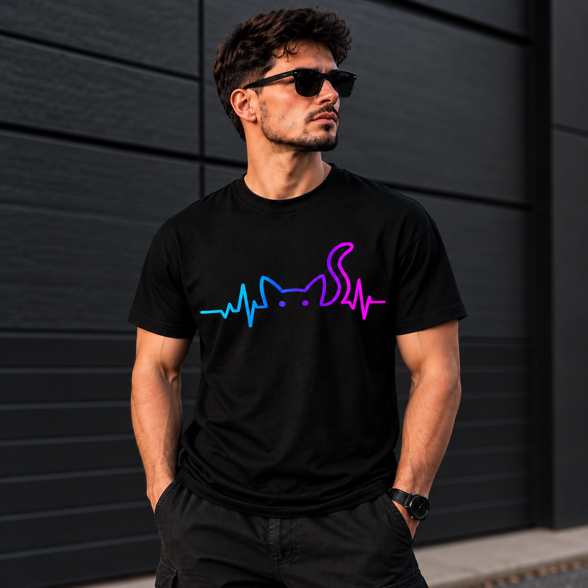 Katzenherz – Katzen T-Shirt