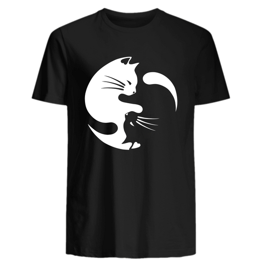 Ying & Yang Katzen - Shirt - Katzenlover