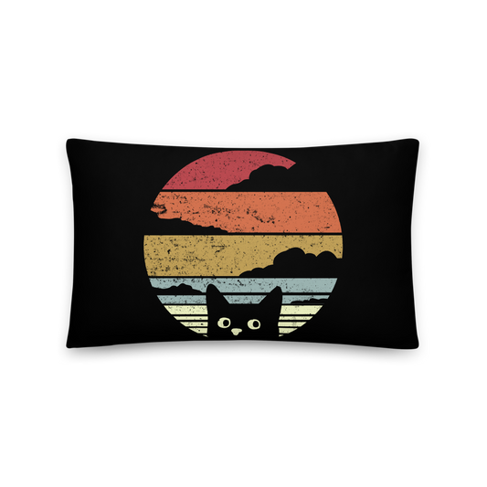 Jahrgang Cat - Kissen - Katzenlover
