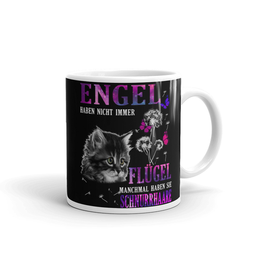 Engel haben Schnurrhaare - Tasse - Katzenlover